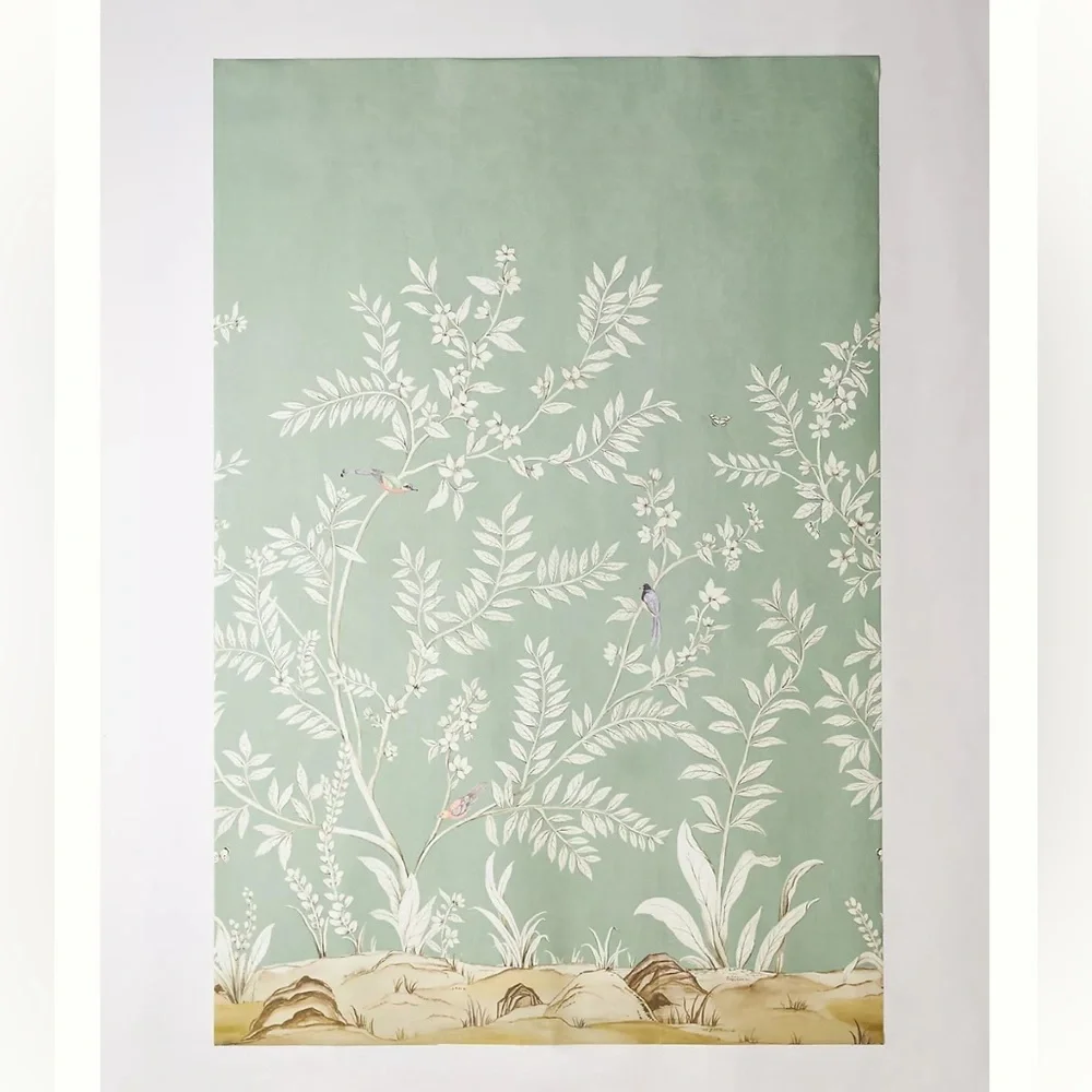 New Anthropologie Daisy Bennett Vining Beauty Chinoiserie Wall Mural Wallpaper